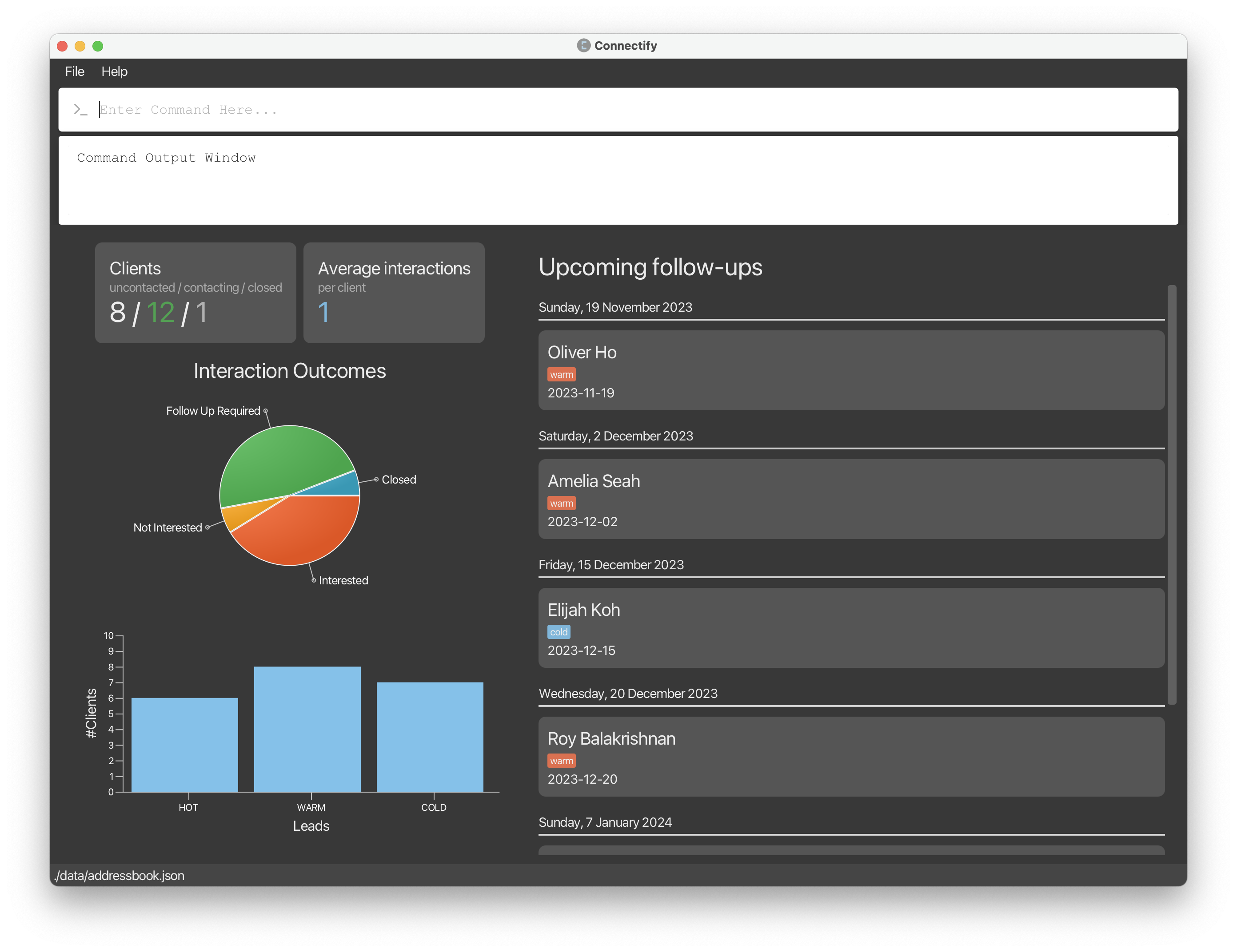 Connectify UI